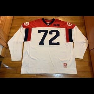 Rare Vintage Ecko Unltd Jersey Red White Navy Blue